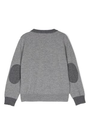 maglione in lana grigio FAY KIDS | FV9P30W0041809GR